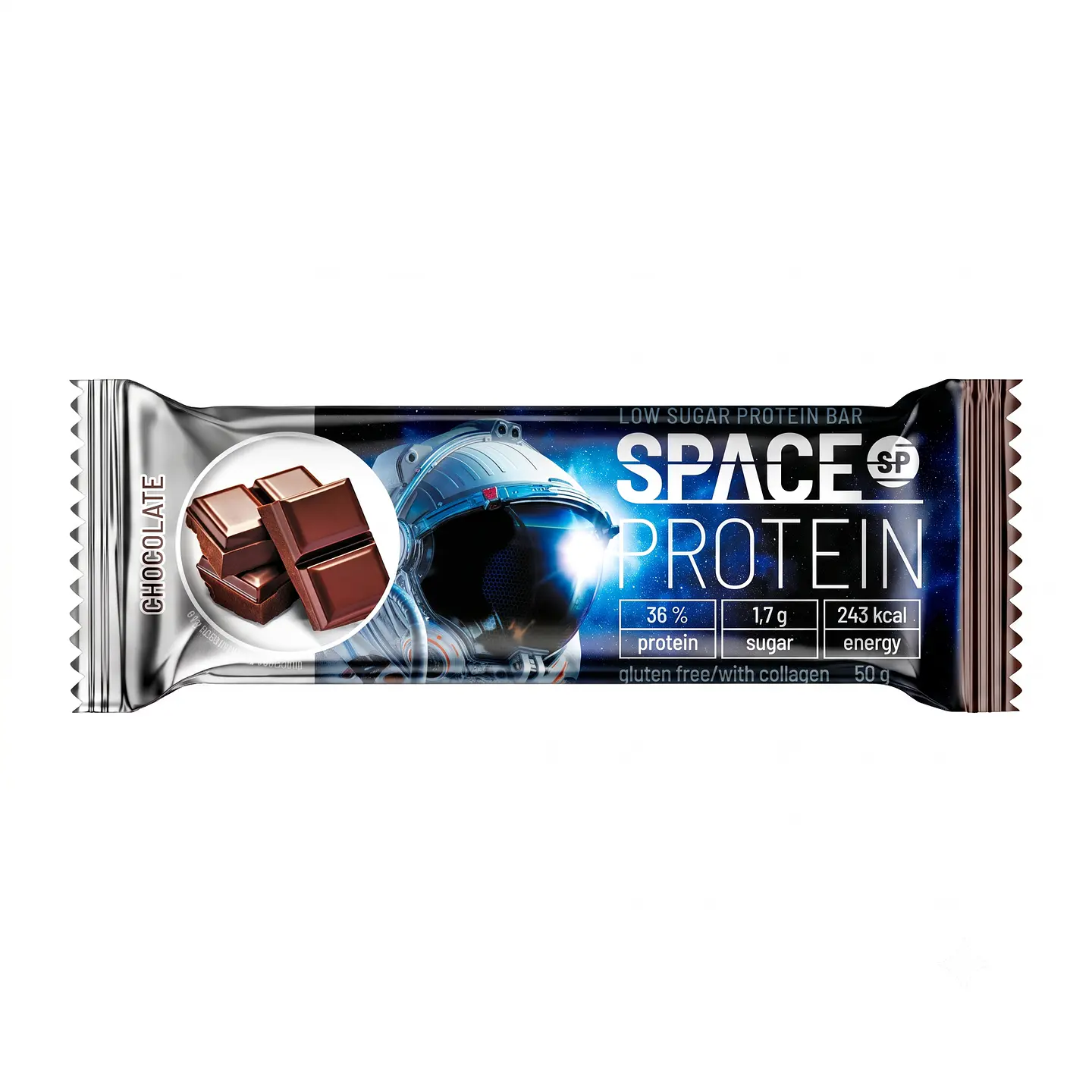Barra Proteica Space Chocolate 50 g 1