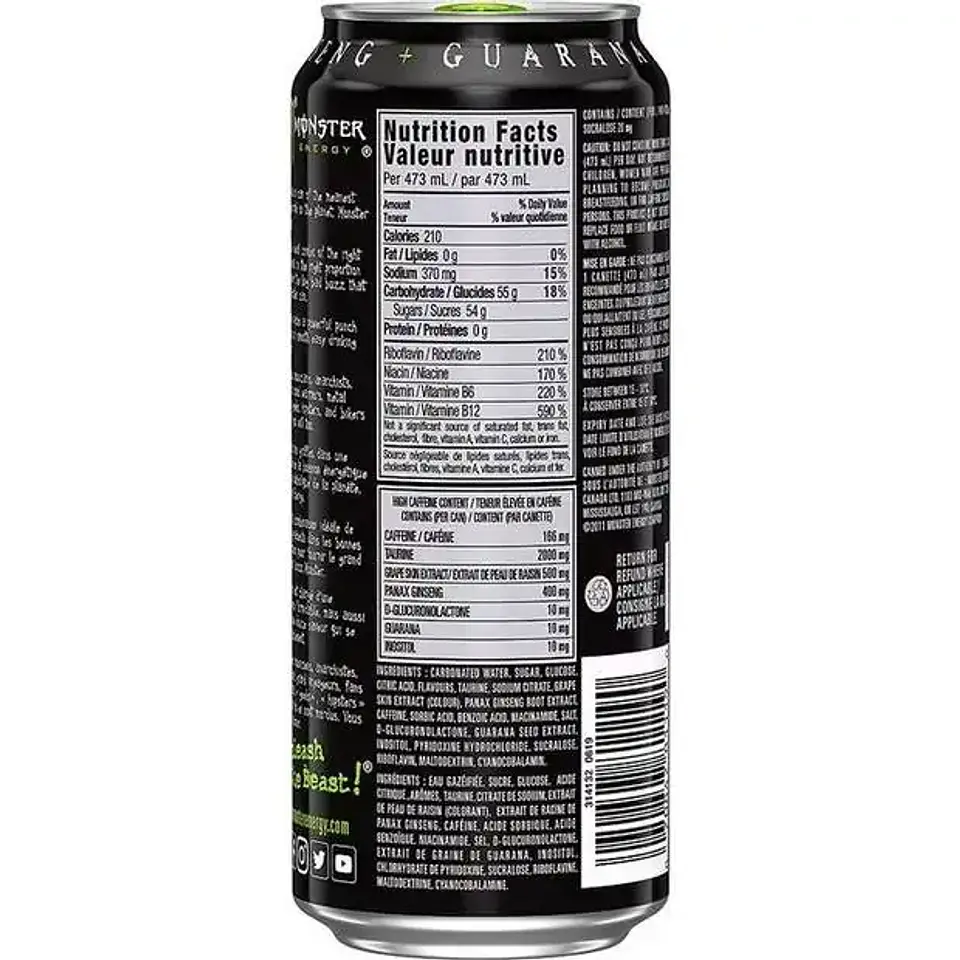 Bebida Energética Monster Energy Original 473 ml 3
