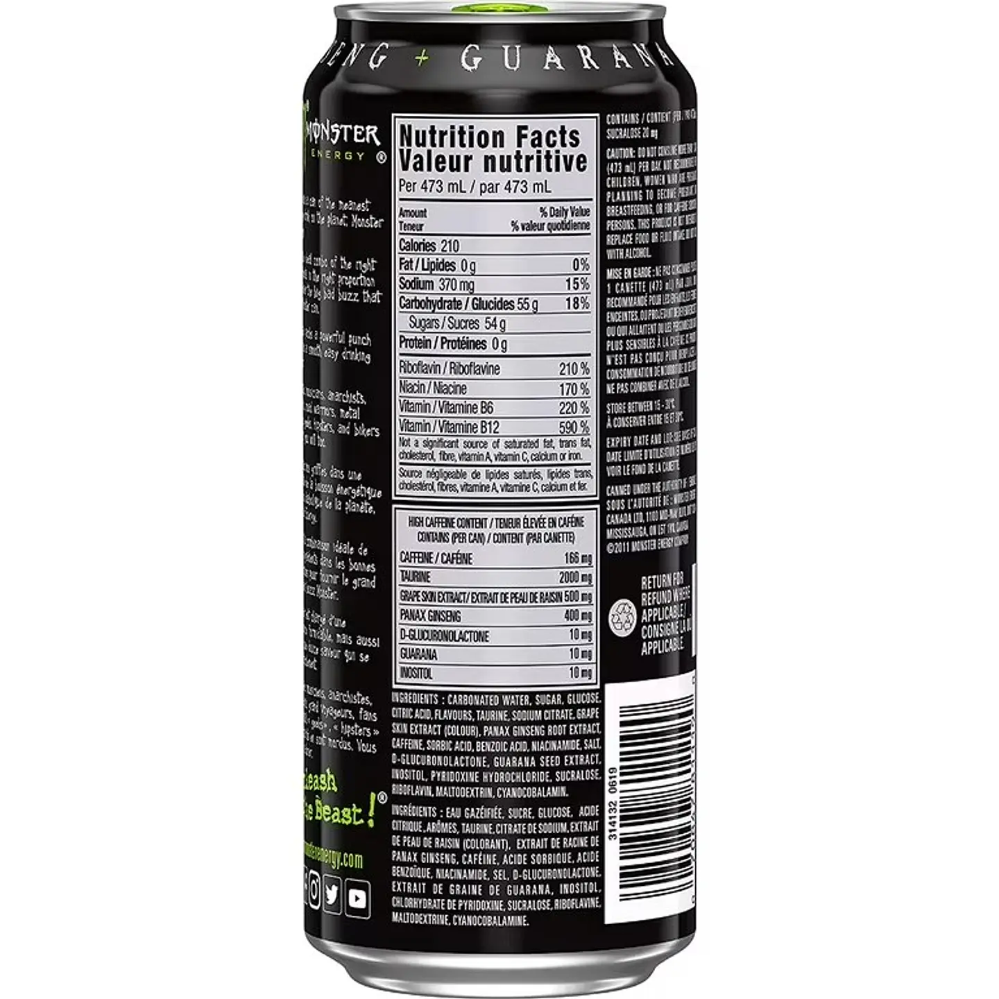 Bebida Energética Monster Energy Original 473 ml 4