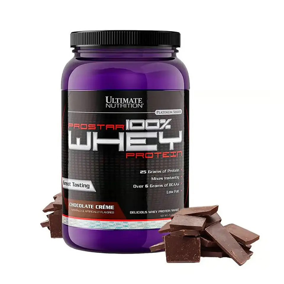Proteína Whey Ultimate Nutrition Prostar Chocolate Creme 2 lb 1