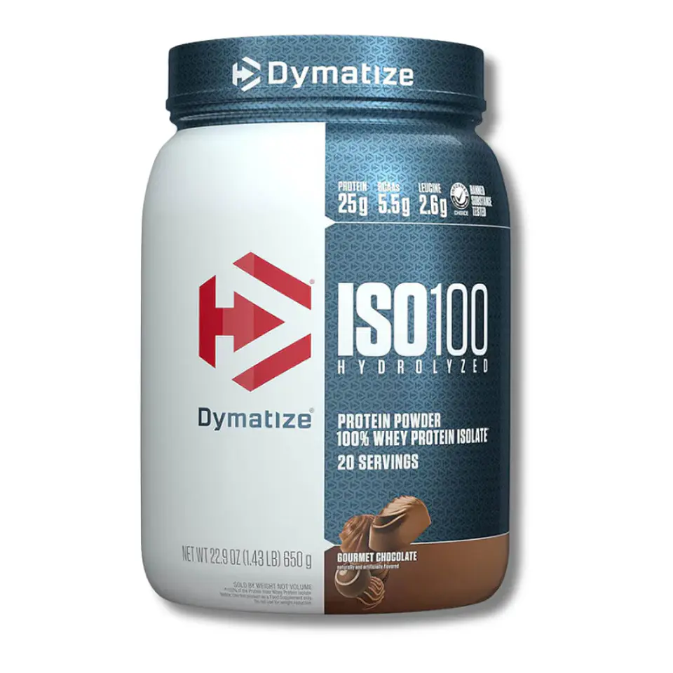 Proteína Aislada Dymatize ISO100 Gourmet Chocolate 1.4 lb 1