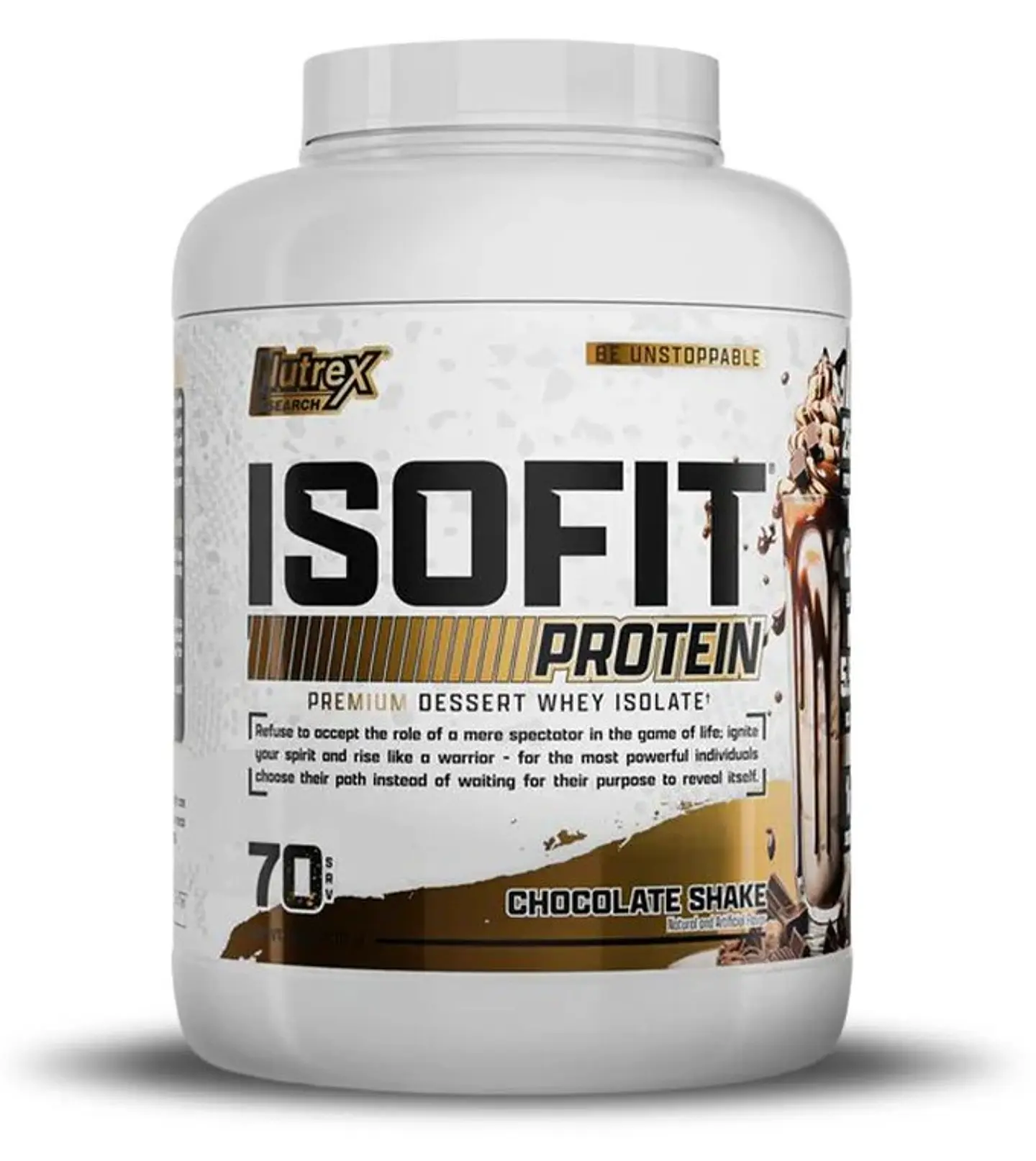 Proteína Aislada Nutrex ISOFIT Chocolate Shake 5.1 lb 1