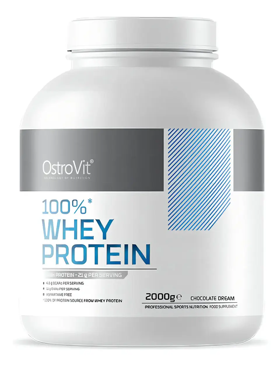 Proteína Whey Ostrovit Chocolate 2 kg 1