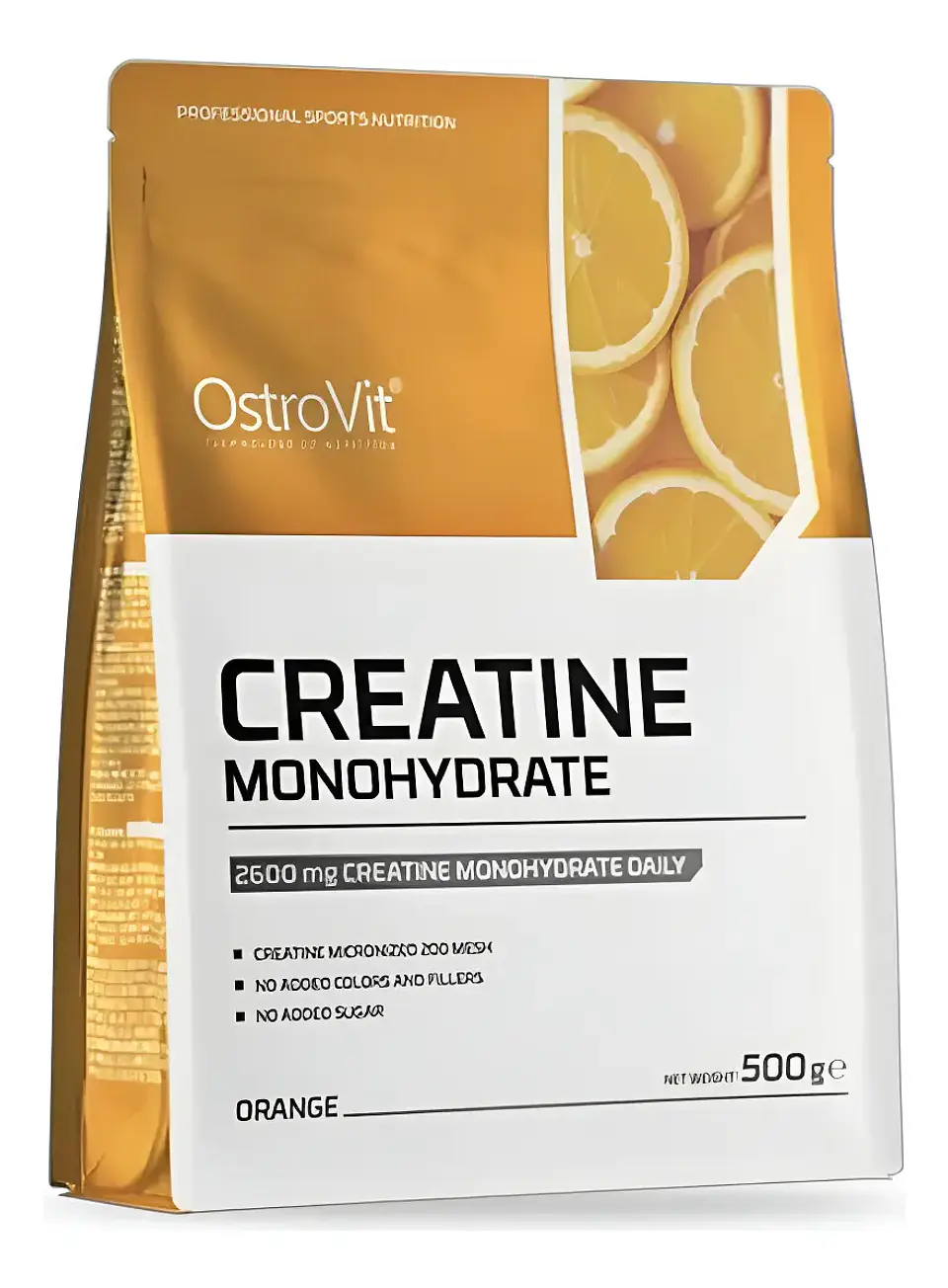 Creatina Monohidratada Ostrovit Naranja 300 g Polvo 1