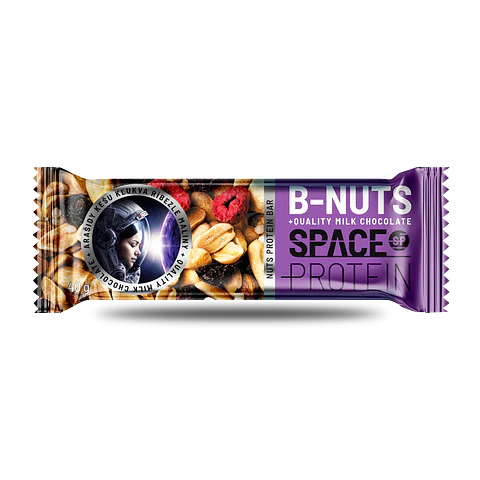 Barra Proteica Space R-Nuts Frutos Rojos 50 g