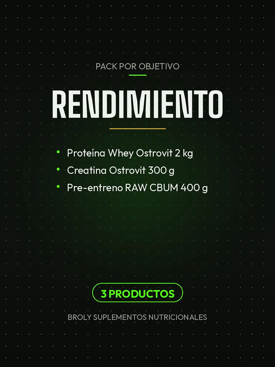 Pack Rendimiento: Proteína Whey Ostrovit 2 kg + Creatina 300 g + Pre-Entreno RAW CBUM 1