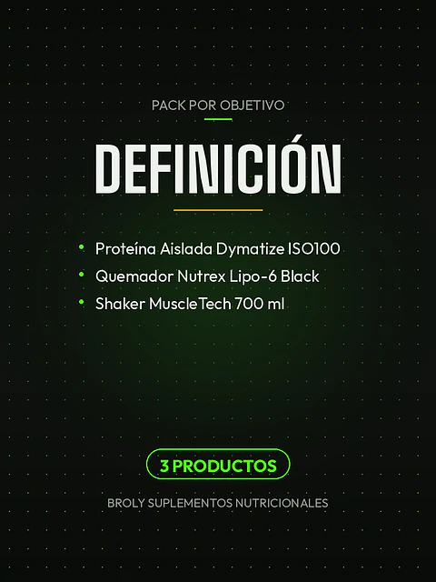 Pack Definición: Proteína Aislada Dymatize ISO100 + Quemador Lipo-6 Black + Shaker
