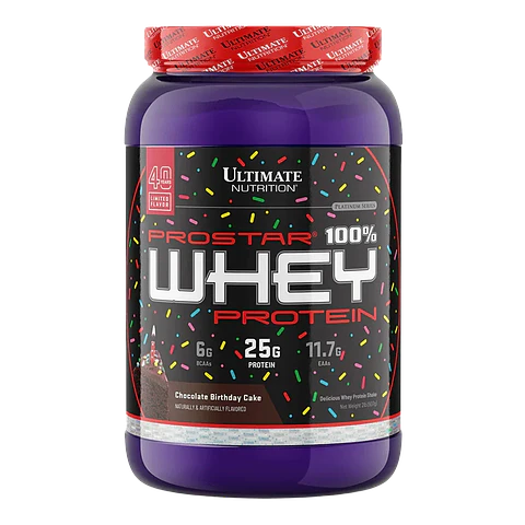 Prostar whey protein 2lbs CHOCOLATE BIRTHDAY CAKE