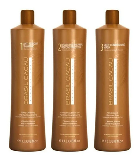 Alisado Brasil Fullcacao Paso 1-2-3 500ml
