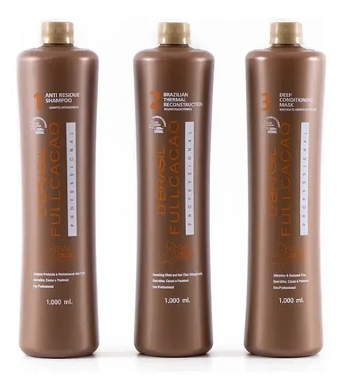 Alisado Fullcacao Coffe Paso 1-2-3 500ml