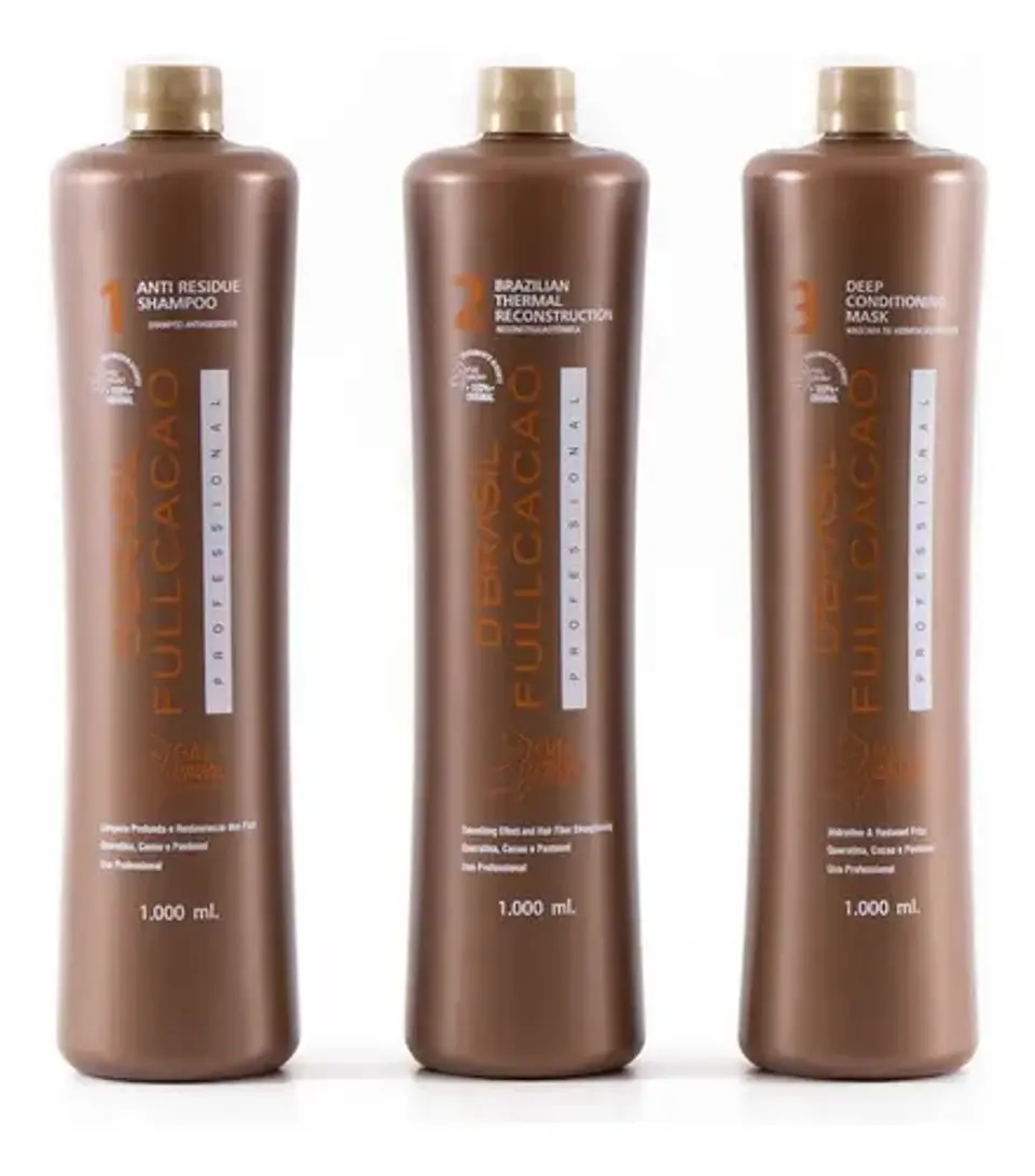 Alisado Fullcacao Coffe Paso 1-2-3 500ml 1