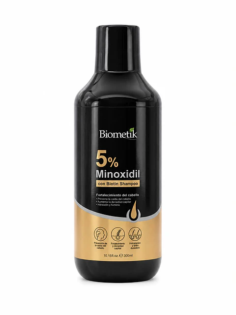Shampoo con 5% de Minoxidil 300ml