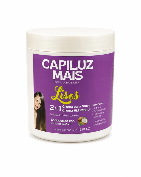 Máscara Capilar 2 en 1  Lisos 500ml