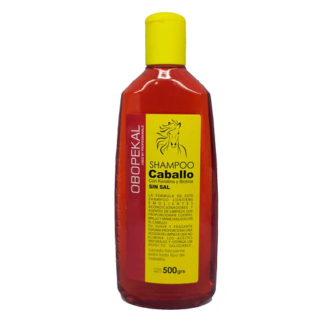 Shampoo Caballo Con Keratina y Biotina 500gr