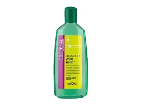 Shampoo Ortiga con keratina sin sal 500gr