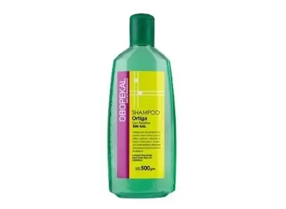 Shampoo Ortiga con keratina sin sal 500gr 1