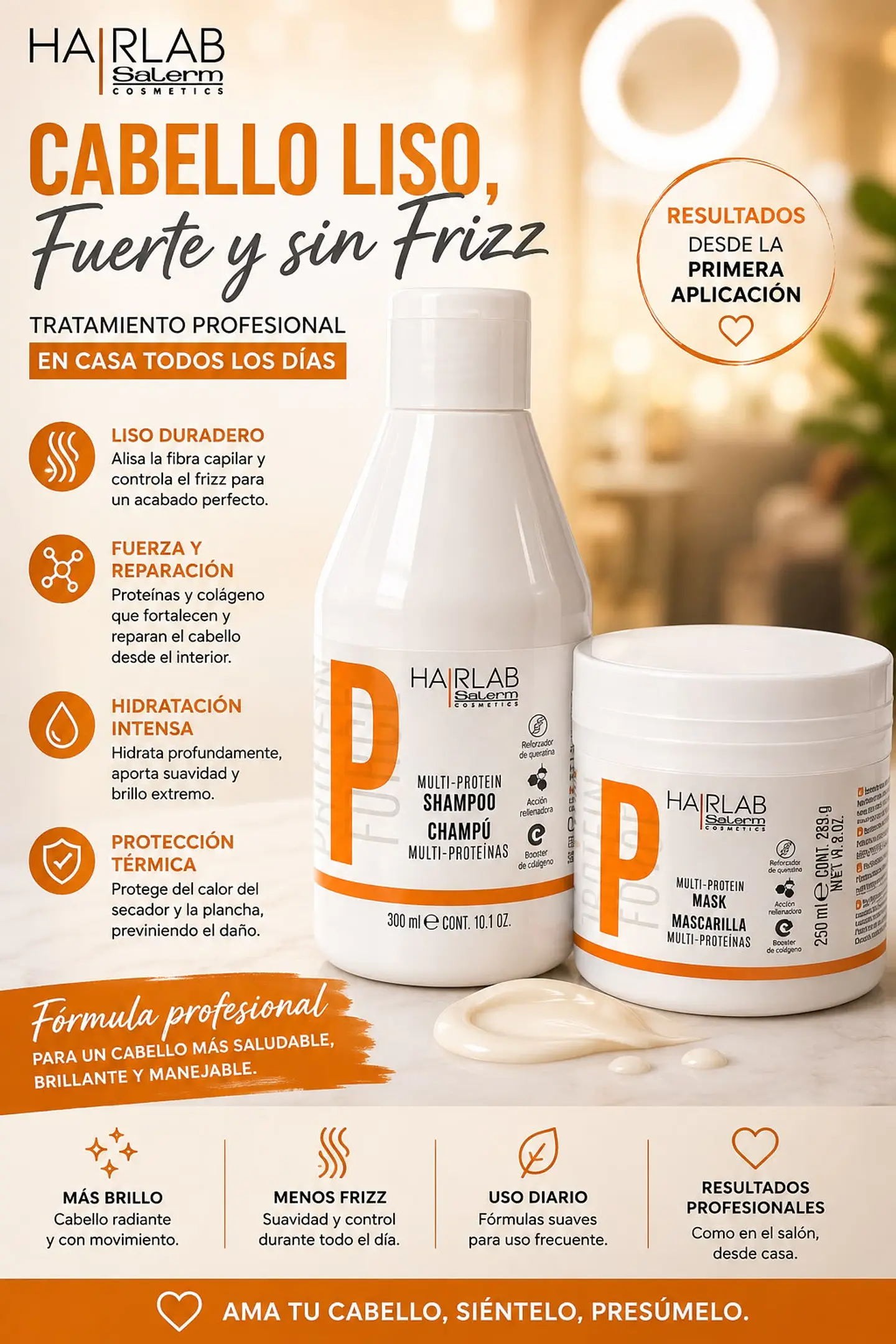 Shampoo + Mascarilla Multi Proteinas  1