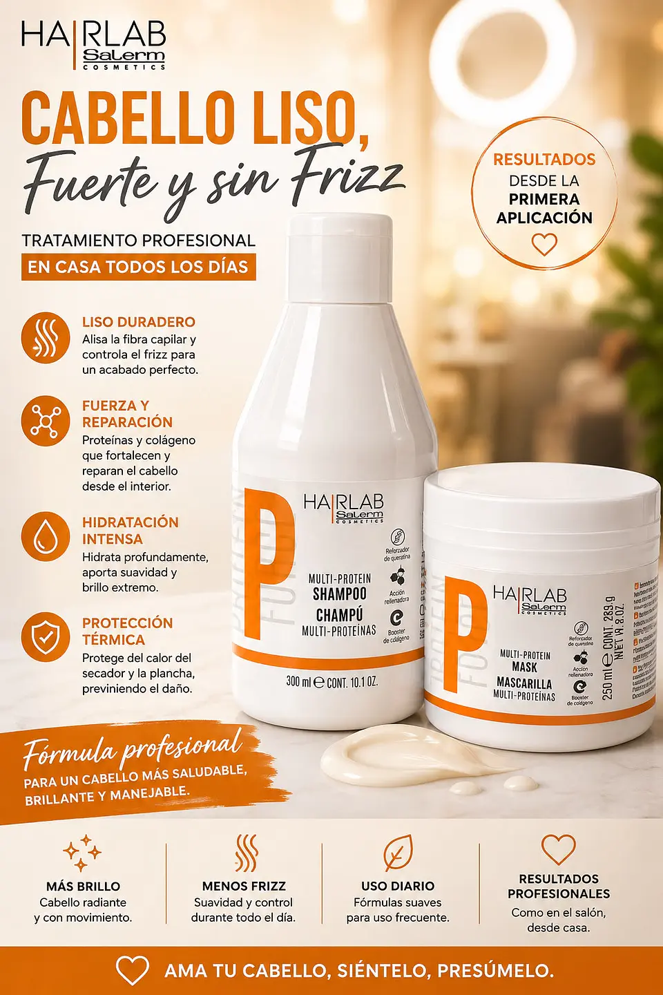 Shampoo + Mascarilla Multi Proteinas  1