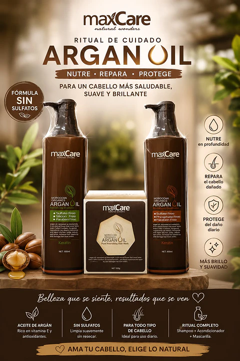 Shampoo + Acondicionador + Mascarilla 