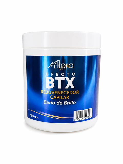 Máscara capilar efecto BTX baño de brillo 550g