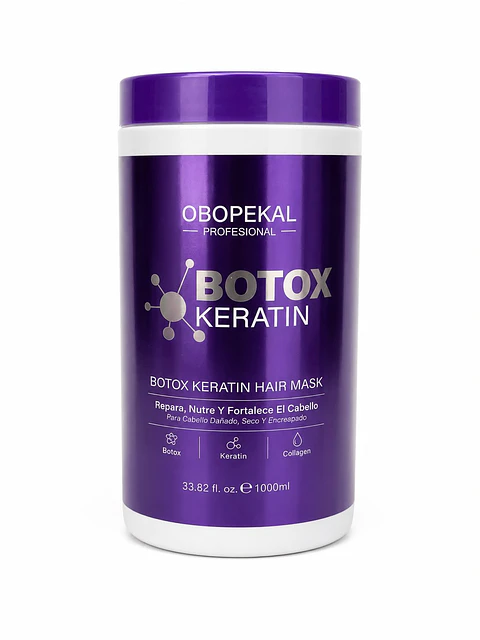 Máscara Capilar Botox Keratin 1000ml 