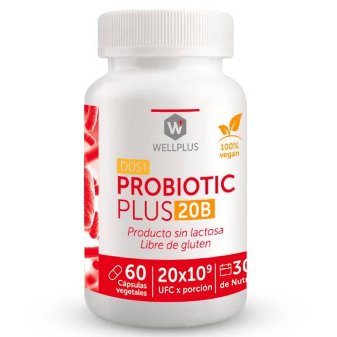 Probiotico Plus 20B Wellplus 60 cápsulas