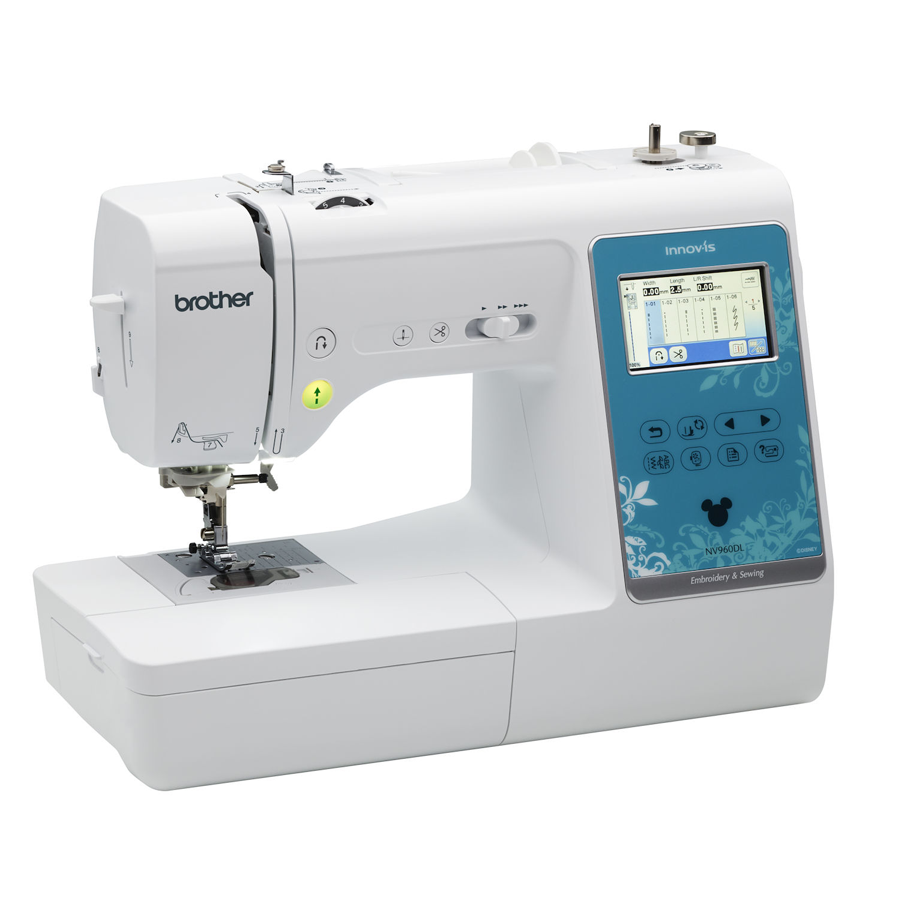 Brother NV970L – Máquina de Coser y Bordadora 2 en 1 con Conectividad y Pantalla LCD