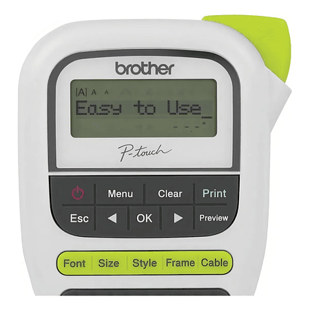 Rotuladora Brother P-Touch PT-H110 Blanca – Impresora de etiquetas portátil TZe