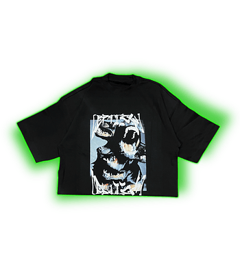 Boxy fit bad dog black (heavy weight)