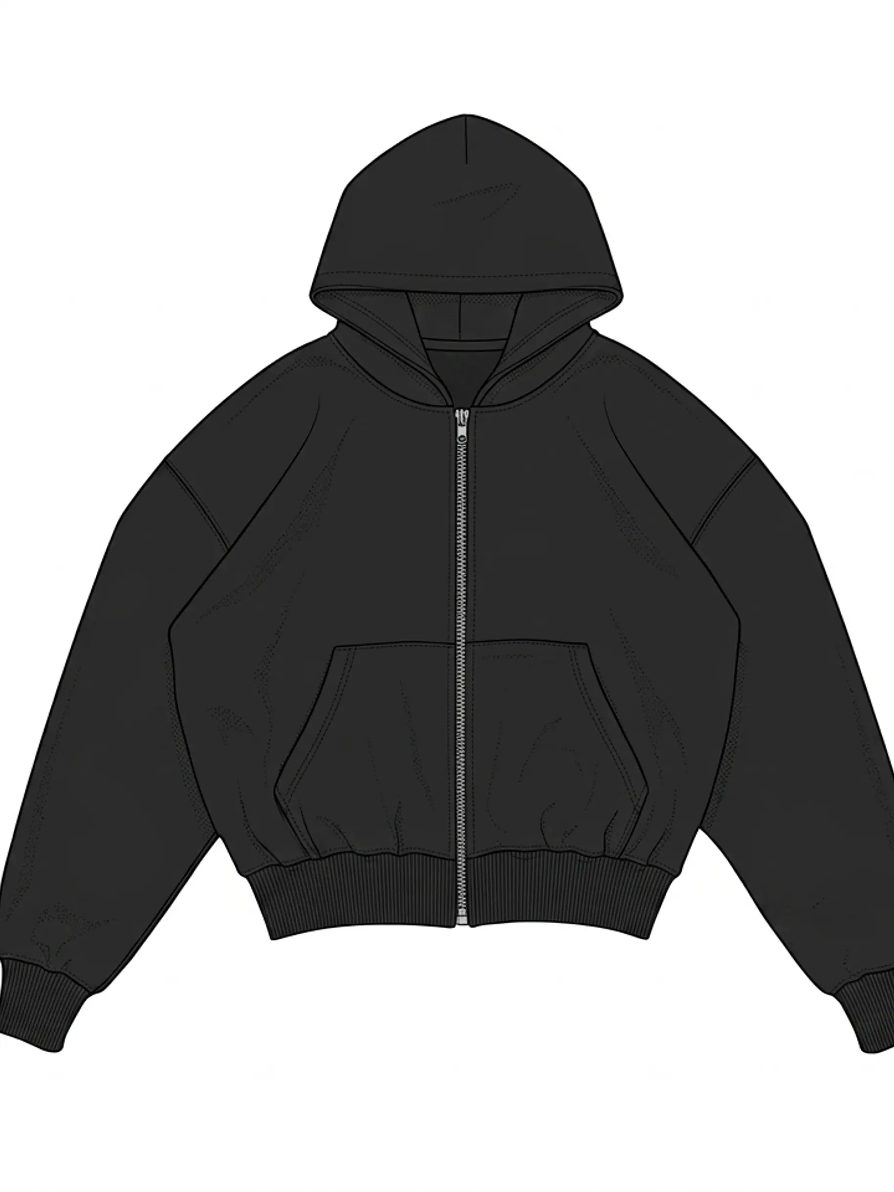 Pre-venta hoodie zipper black destroyer  2