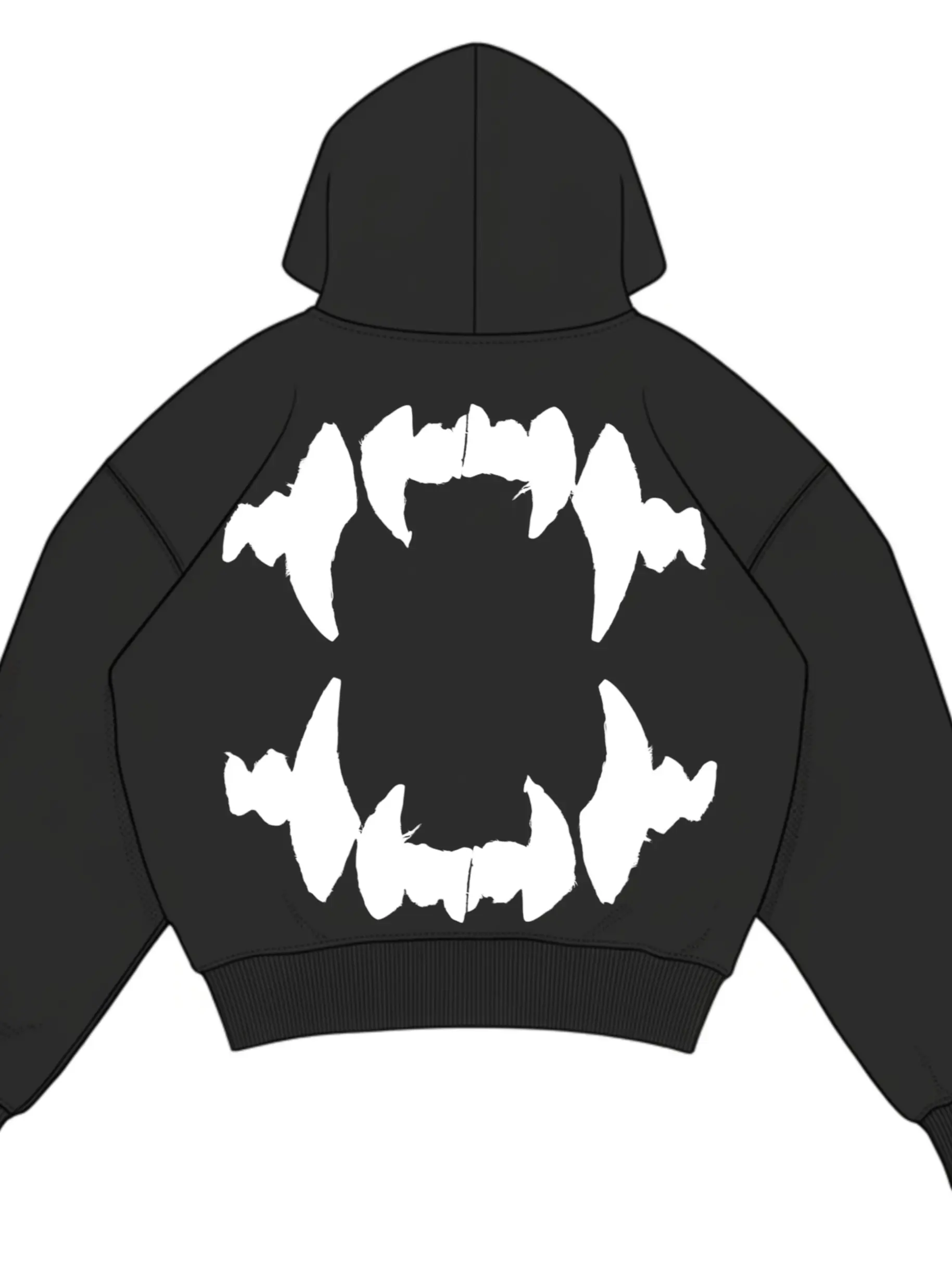 Pre-venta hoodie zipper black destroyer  3