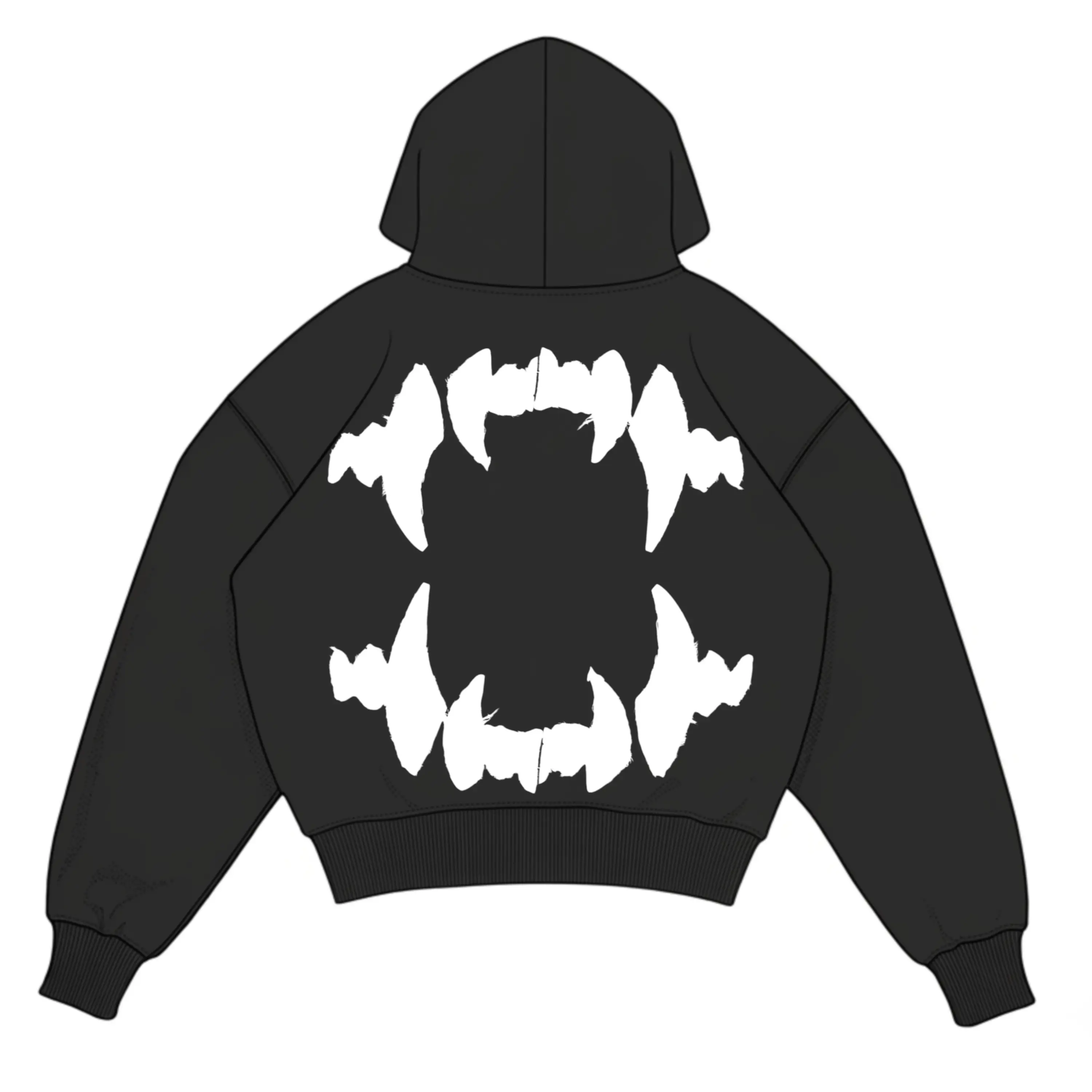 Pre-venta hoodie zipper black destroyer  3