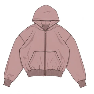 Pre-venta hoodie zipper pink destroyer 