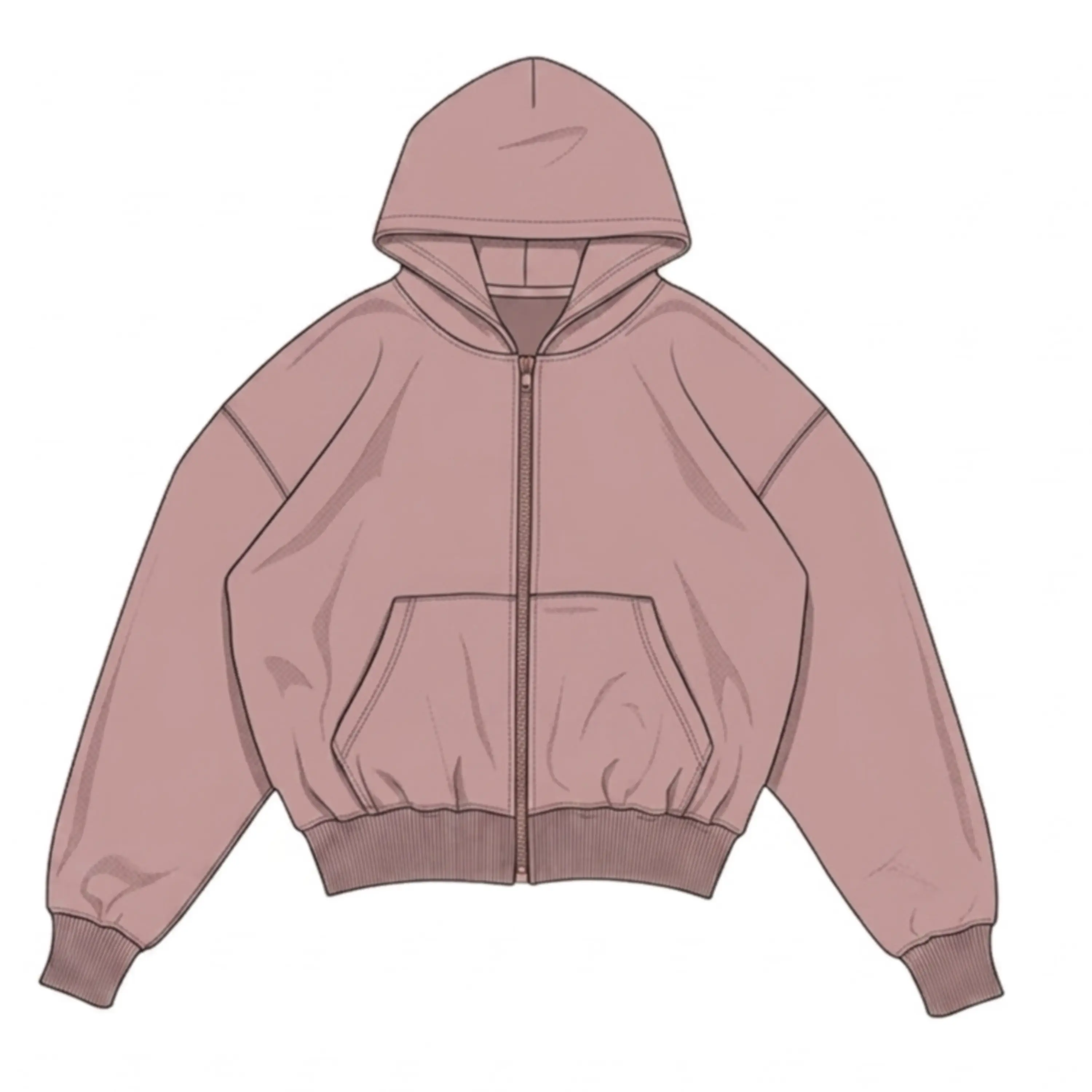 Pre-venta hoodie zipper pink destroyer  2