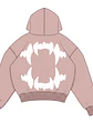 Pre-venta hoodie zipper pink destroyer  - Miniatura 3