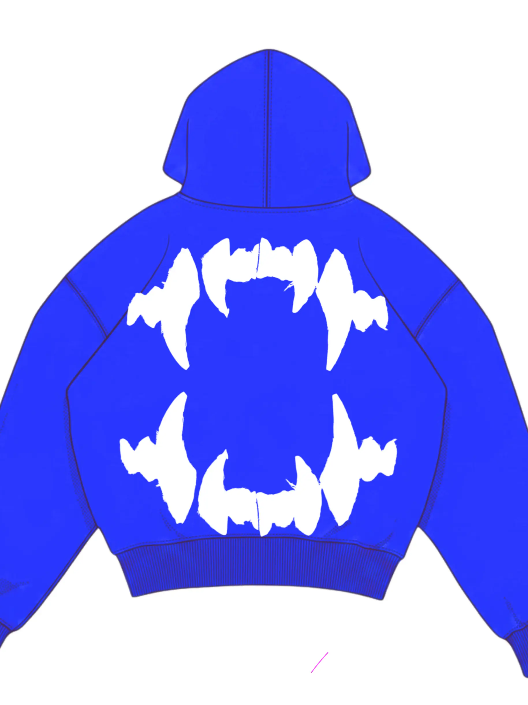 Pre-venta hoodie zipper blue destroyer  2