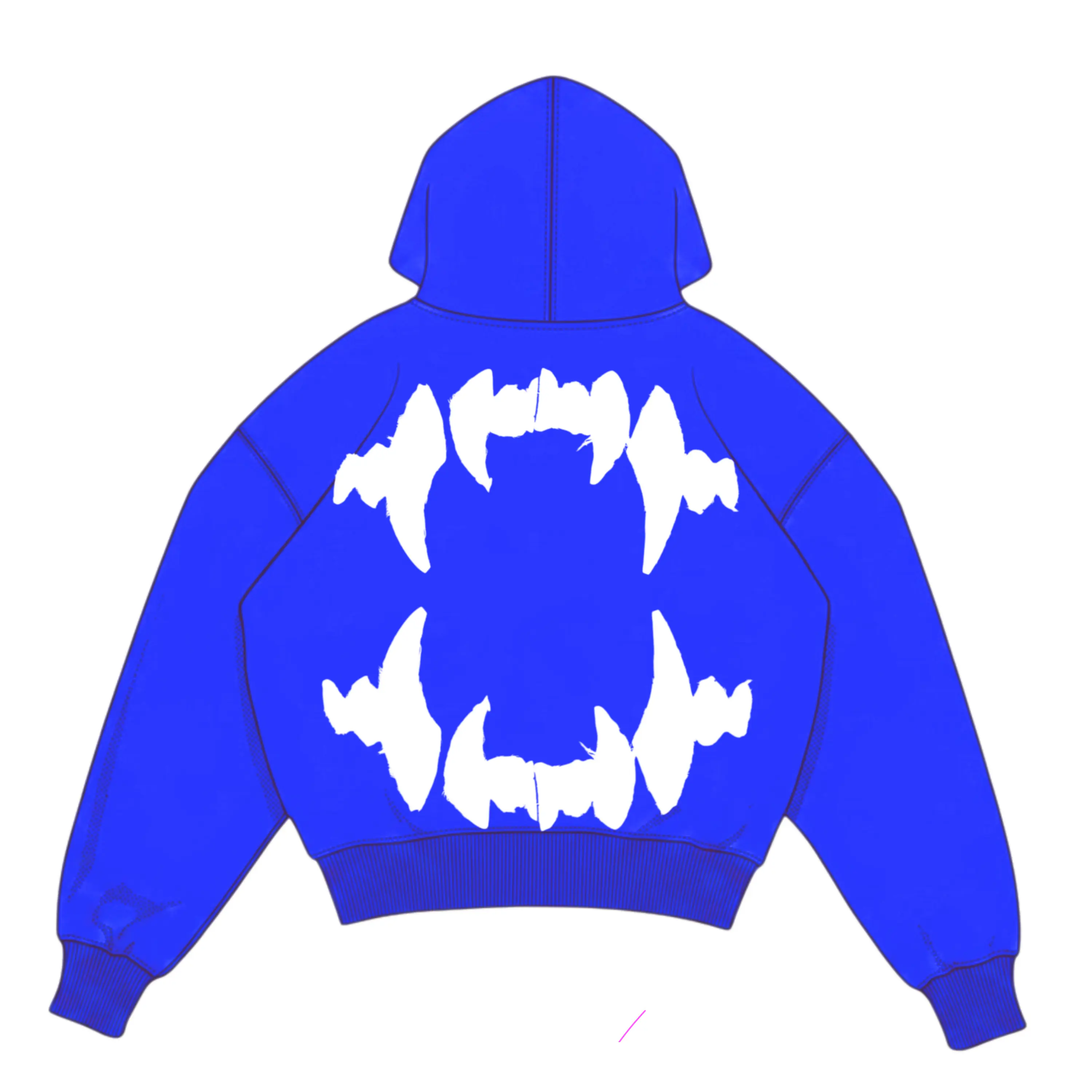 Pre-venta hoodie zipper blue destroyer  2
