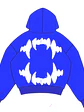 Pre-venta hoodie zipper blue destroyer  - Miniatura 2