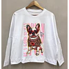 Remera Frida  Bulldog Print