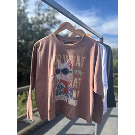 Remera Frida  Café Cat