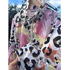 Campera Cortaviento Tigre Rosa