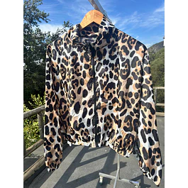 Campera Cortaviento Animal Print