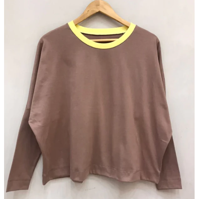 Remera Frida con Puño Moka