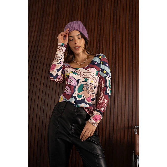 Remera Roxy Sublimada