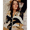 Cardigan Javiera Negro - Beige