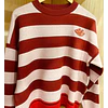 Sweater Rayado LOVE Burdeo