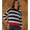 Sweater Rayado Love Azul