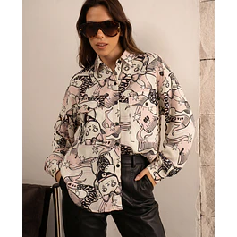 Camisa Simona Gato