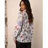 Camisa Simona Flores Blue