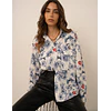 Camisa Simona Flores Blue